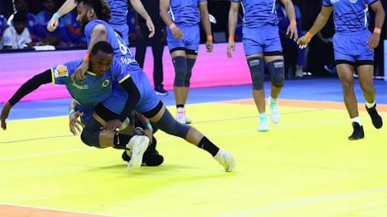 Sports News | Indian Men’s Team Storms into Commonwealth Kabaddi Championship Semifinals with 48-20 Win over Tanzania