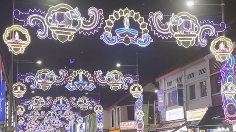 World News | Diwali in Singapore: Little India Lights Up as Diaspora Prepares for Festival of Lights