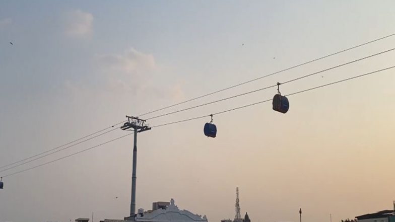 India News | Uttar Pradesh: Second-phase Trial Runs Underway for Kashi Urban Transport Ropeway