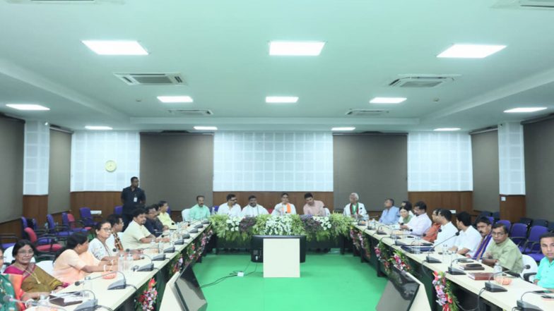 India News | Tripura BJP Holds Meeting on Municipal Elections, Slams Opposition Claims on SIR Process