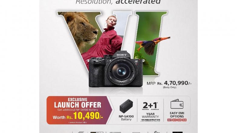Business News | Sony India Expands Its Premium Alpha Line-up with the New Alpha 7R VI