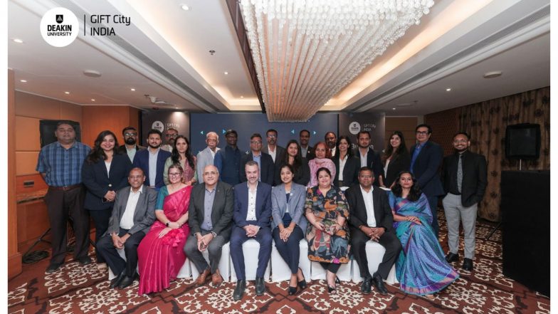 Business News | Deakin University GIFT City Campus Launches Master of Applied Artificial Intelligence (Professional) with Industry Roundtable in Bengaluru