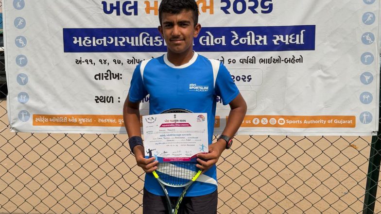 Sports News | Adani Sportsline’s Khush Parikh Wins Gold, Shreeja Shah Bags Bronze at Khel Mahakumbh 2026