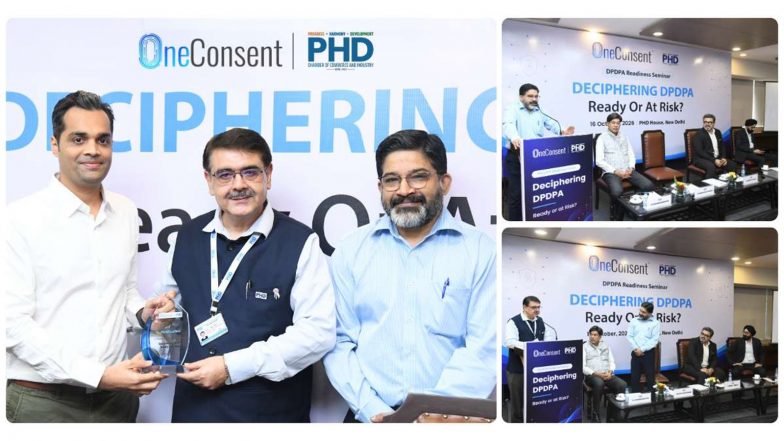 Business News | OneConsent and PHDCCI Partner to Advance DPDPA Readiness Among Indian Businesses