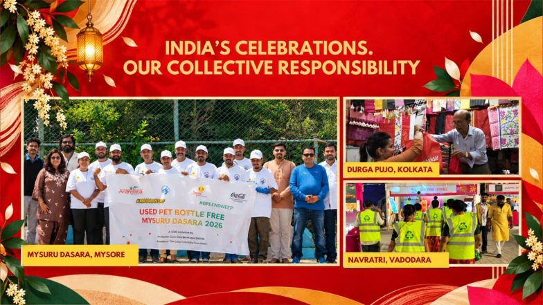 Business News | Anandana - The Coca-Cola India Foundation Advances Responsible Waste Management During Festival Season