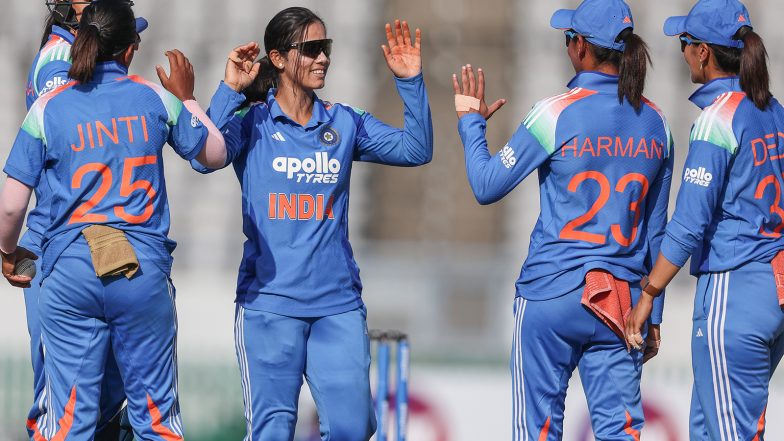 Sports News |  Vaishnavi's Five-wicket Haul Powers India Women to 3-0 ODI Series Sweep Against Zimbabwe