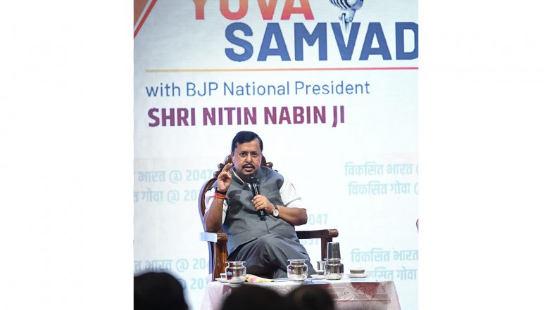 India News | BJP Chief Nitin Nabin Says Youthfulness is Defined by Hard Work, Desire for Change, Not Age