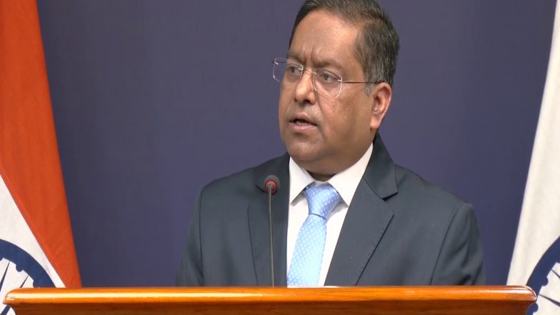 World News | India Closely Monitoring Tehran Talks Involving Pakistan, Says MEA