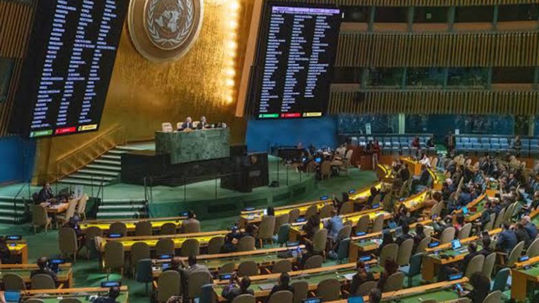 World News | India Rejects Laws Affecting National Sovereignty; Votes at UN Against US Embargo on Cuba