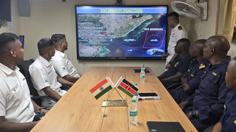 World News | India and Kenya Deepen Maritime Cooperation Through Joint Training, Professional Exchanges in Mombasa