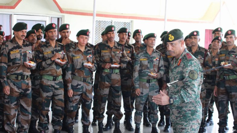 India News | Assam Rifles DG Lt Gen Vikas Lakhera Assesses Security Preparedness in Manipur’s Kakching