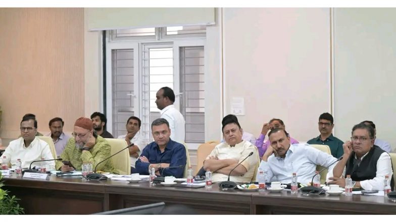 India News | Owaisi Seeks Urgent Measures to Tackle El Niño Impact, Water Shortage in Telangana at All-party Meeting