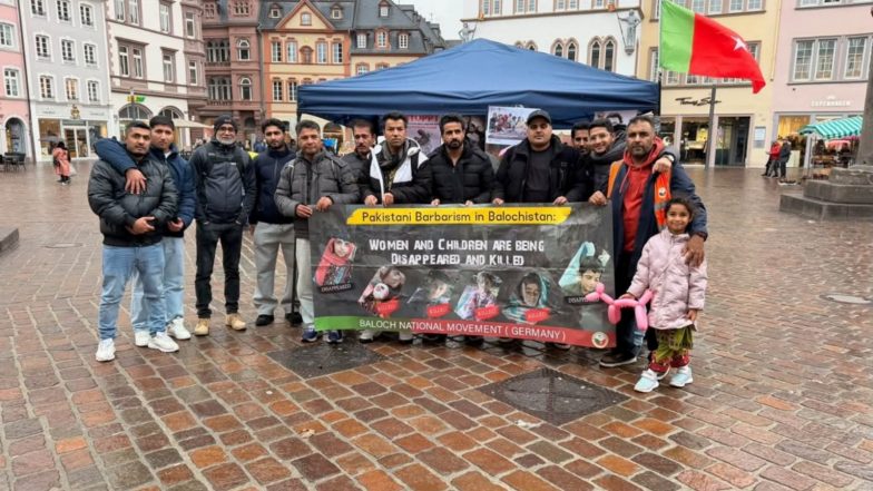 World News | BNM Holds Awareness Campaign in Germany over Alleged Rights Violations in Balochistan