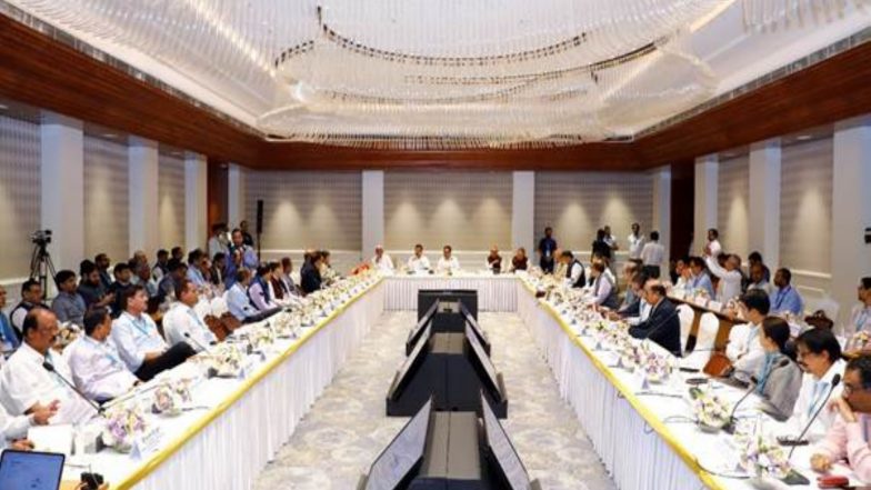 India News | Union Minister of Jal Shakti C R Patil Chairs 19th Meeting of Ganga Flood Control Board in New Delhi