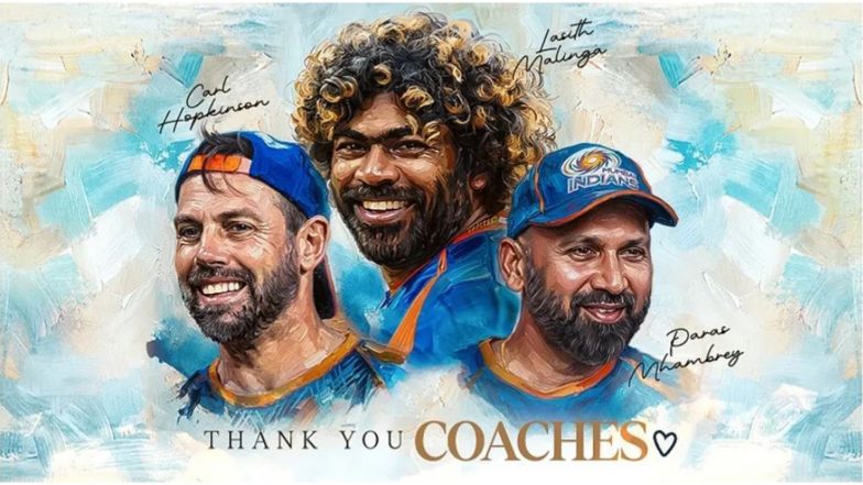 Sports News | MI Part Ways with Coaches Malinga, Mhambrey and Hopkinson Ahead of IPL 2027 Mini-auction
