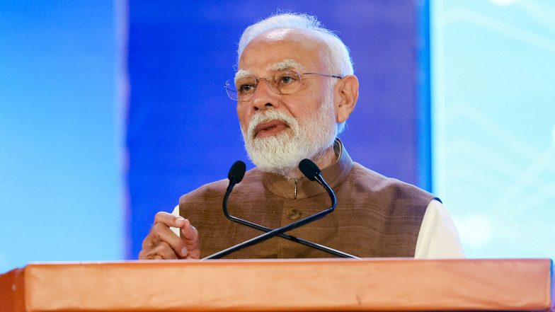 India News | PM Modi to Launch Development Projects Worth Rs 14,000 Crore on His Two Day Gujarat Visit