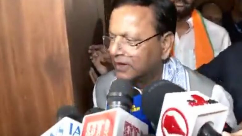 India News | UP BJP Chief Pankaj Chaudhary Discusses Working Committee Preparations; SP's Ruchi Veera Says Akhilesh, Rahul to Decide Seat-sharing