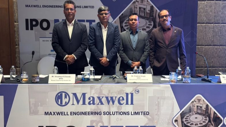 Business News | Maxwell Engineering Solutions Limited Announces IPO Opening on October 30, 2026