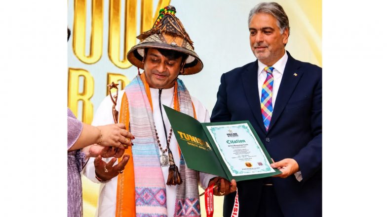 Business News | World Book of Records (UK) Summit in Tunisia Honours 50 Countries, Celebrates 25 Years of International Siddhashram Shakti Centre