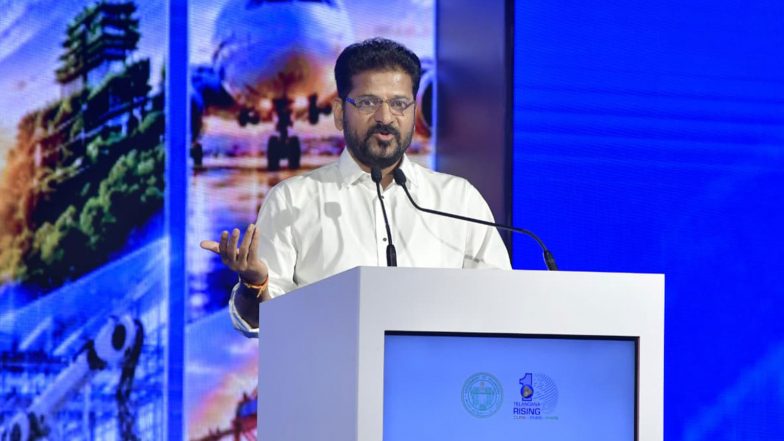 Business News | Telangana CM Revanth Reddy Urges Investors to Double Their Investments in State