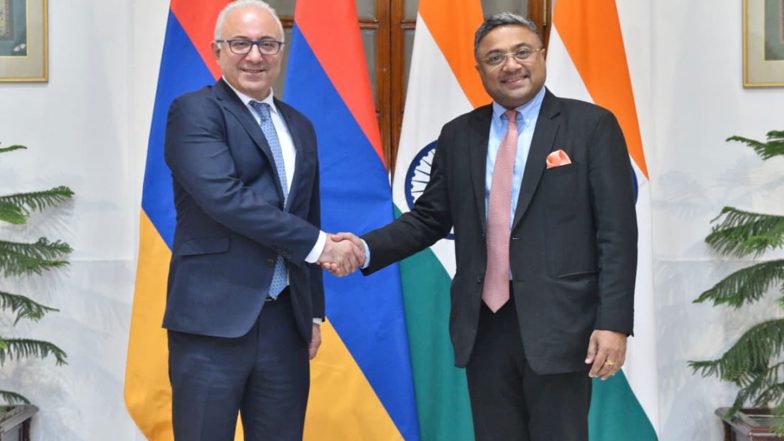 World News | India, Armenia Review Bilateral Ties During Foreign Office Consultations: MEA