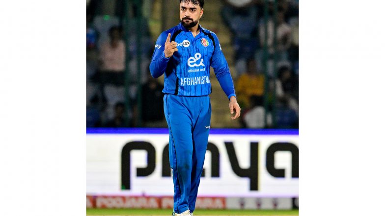 Sports News | Rashid Khan Becomes First Bowler to Claim 200 Wickets in Men's T20Is