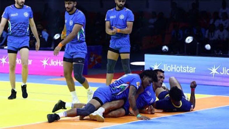 Sports News | India Conclude Group-stage Campaign Undefeated at Commonwealth Kabaddi C’ship