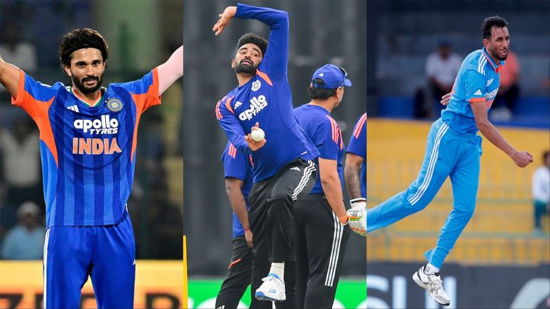 Sports News | Prasidh Krishna Ruled out of New Zealand ODI Series; Mohammed Siraj, Nitish Reddy Set for India A Stints