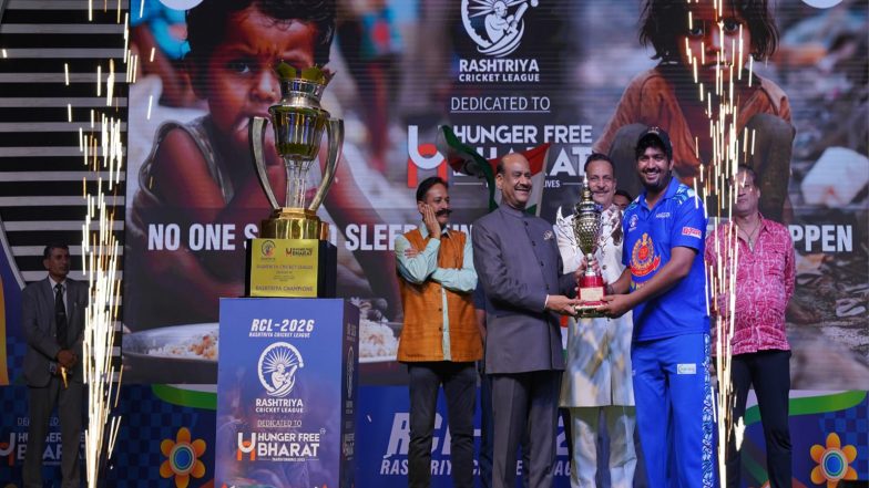 Business News | Rashtriya Cricket League Season 4 Concludes in Grand Style; Sewa Warriors (Team of Delhi Police) Crowned Champions