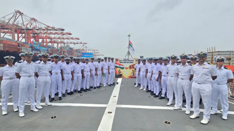 World News | Indian Navy's First Training Squadron Departs Colombo After 'Passage Exercise' with Sri Lankan Navy