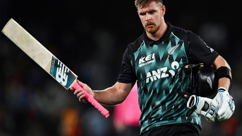 Sports News | 4th T20I: Phillips, Bracewell Unleash Carnage as New Zealand Post Mammoth 259 Against India