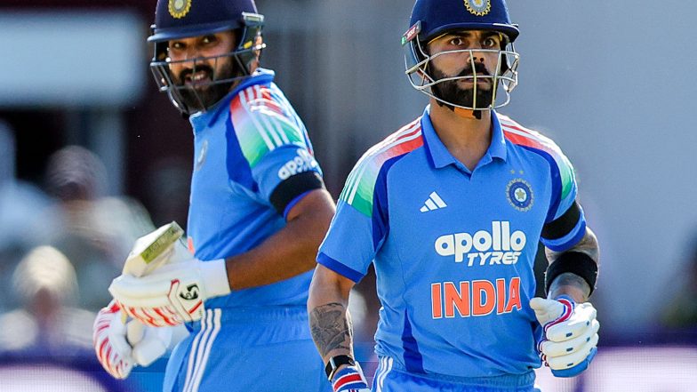 Sports News | Rohit, Kohli Hit Nets Ahead of ODI Series Against New Zealand