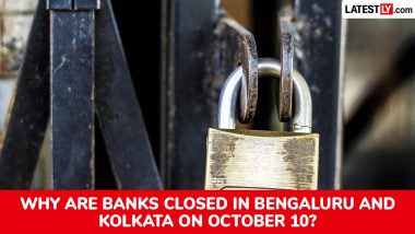 Why Are Banks Closed on October 10 in Bengaluru and Kolkata? Here Is Everything You Need To Know
