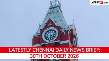 Chennai Latest News Today on October 28th, 2026: Cyclone Arnab Impact, Auto Fares Revised & Minister Arrest