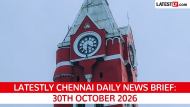 Chennai Latest News Today on October 30th, 2026: Monsoon Preparedness, Road Works & Cyclone Arnab Impact