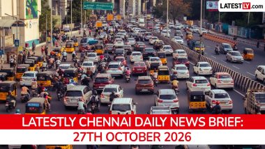 Chennai Latest News Today on October 27th, 2026: Ex-Minister Arrested, Rice Prices, Road Woes & CSK