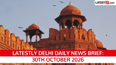Delhi Latest News Today on October 30th, 2026: Rain Brings Chill, Dosanjh Concert & Liquor App Row