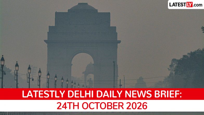 Delhi Latest News Today on October 24th, 2026: Gangster Bhau Detained, Ghee Seized &amp; Air Quality Worsens