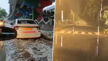 Delhi-NCR Rains: IMD Issues Red Alert As Heavy Showers, Thunderstorms Trigger Waterlogging