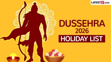 Dussehra 2026 Holiday List: Are Schools, Banks and Government Offices Closed on October 20? Check Details