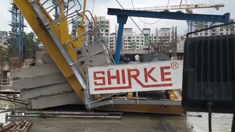Nagpur Crane Collapse: 2 Killed, 2 Injured During Dismantling Work at Under-Construction MHADA Site