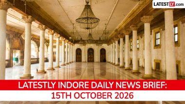 Indore Latest News Today on October 15th, 2026: Water Crisis, IAS Row & Airport Drama