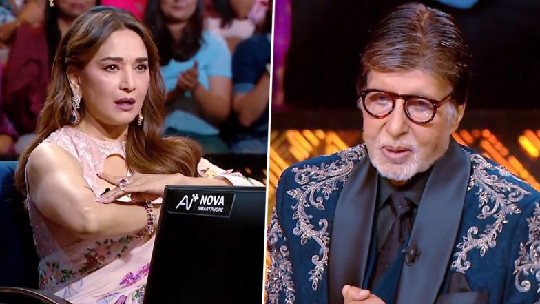 &lsquo;KBC&rsquo; 18: Amitabh Bachchan Calls Madhuri Dixit &lsquo;Incredible&rsquo; Post Her Performance on &lsquo;Kaahe Ched Mohe&rsquo; From &lsquo;Devdas&rsquo;