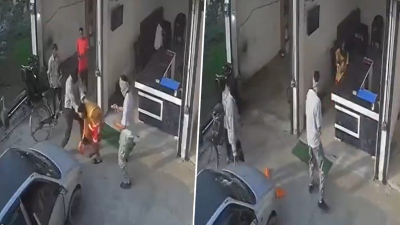 Navjot Singh Shot Dead in Broad Daylight in Rampur; CCTV Captures Murder As Police Probe Family Dispute