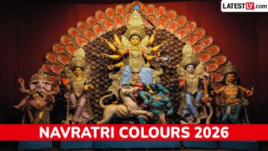 Navratri 2026 Colours: From Orange to Peacock Green, Know the Significance of Each Colour for All 9 Days of Sharad Navratri