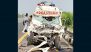 Sultanpur Accident: 4 Killed As Ambulance Carrying Soldier’s Remains Crashes Into Truck in UP