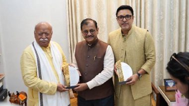 Maddock Films&rsquo; Dinesh Vijan and Padma Shri Ujjwal Nikam Meet Dr Mohan Bhagwat to Share the Story Behind Prahaar &ndash; the Untold Story of Ujjwal Nikam