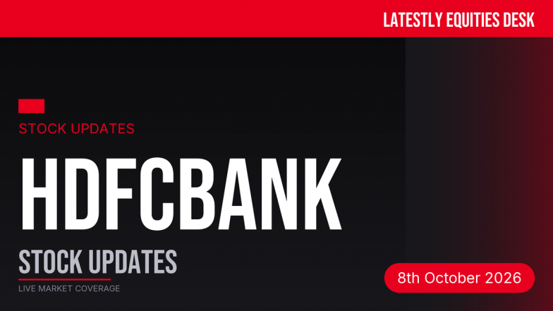HDFC Bank Stock Update: Share Price Slips Amid Legal Woes