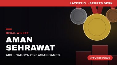 Aman Sehrawat Wins Gold Medal at Asian Games 2026 in Wrestling Men&rsquo;s Freestyle 57kg