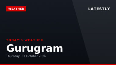 Gurugram Weather Forecast & Update for Today, Thursday, 01 October 2026: Expect Clear Skies and Moderate Temperatures, High of 34&deg;C